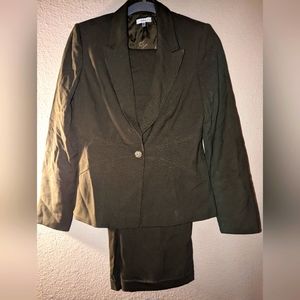 Reba Dress Suit Set Olive Green